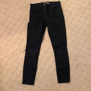 Top shop skinny jeans high waisted